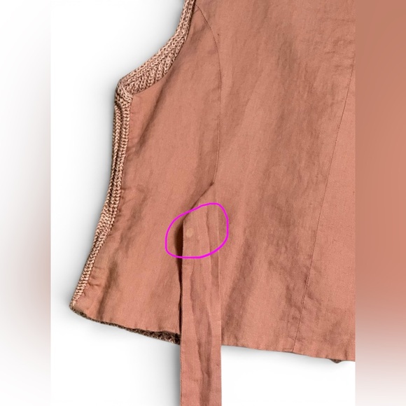 Vintage Liz Claiborne Studio Knit Button Vest - Picture 5 of 5